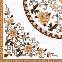 Silk printing floor tile