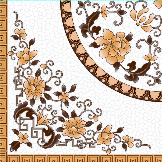 Silk printing floor tile
